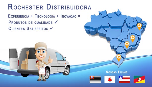 Rochester Distribuidora de Autopeças Diesel, presença em todo o Brasil